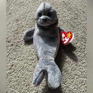 Slippery beanie baby